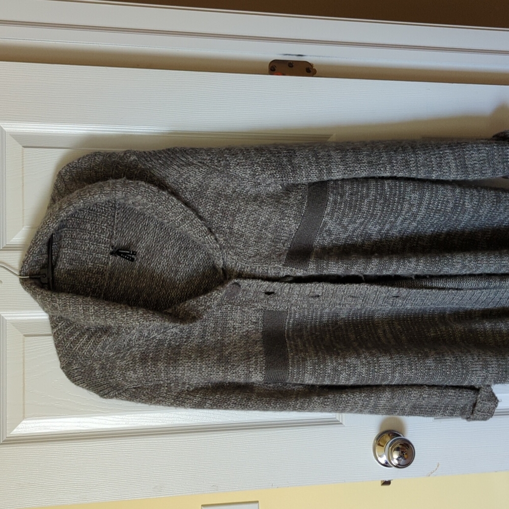 Lapis acrylic buttoned cardigan sweater